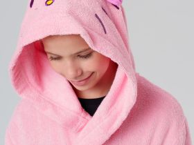 Халат текстильный для девочек