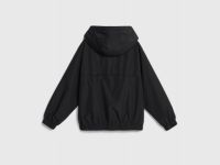 Ветровка с капюшоном для мальчиков, Черный