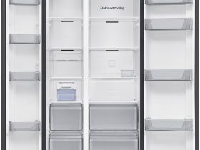 Холодильник Samsung Side-by-Side с технологией SpaceMax, 646 л черный