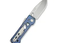 Складной нож WE Knife Tyro, сталь CPM 20CV, рукоять титан, синий