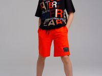 Комплект трикотажный для мальчиков: фуфайка (футболка), шорты