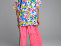 Брюки трикотажные для девочек (кюлоты)