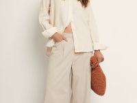 Джинсы wide leg fit женские из тенселя