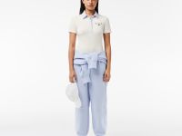 Хлопковое поло Lacoste приталенного кроя