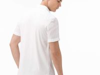 Мужская льняная рубашка Lacoste приталенного кроя