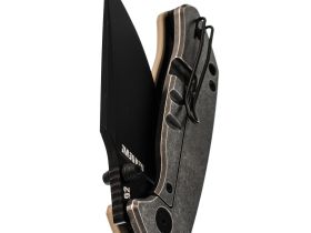 Нож Barmaley Knives Seadevil, сталь D2, рукоять G10/сталь, песочный