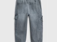 Джинсы с карго-карманами для мальчиков, Серый