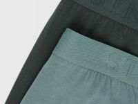 Базовые трусы-транки, 2 шт., Зеленый