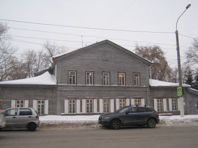 Старая часть гарнизонного военного госпиталя, в котором в 1850-1854 гг. бывал писатель Фёдор Михайлович Достоевский