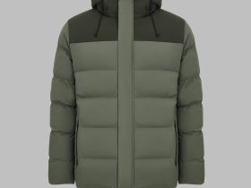 Стеганая куртка с капюшоном