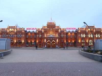 Здание железнодорожного вокзала