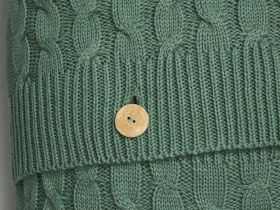 Наволочка декоративная Villena, зеленая