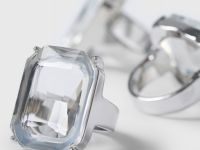 Набор колец, 3 шт., Серебряный