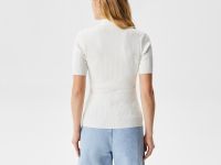 Женское вязаное поло Lacoste приталенного кроя