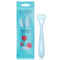 Скребок для языка Revyline Soft, голубой
