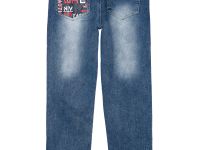 Брюки текстильные джинсовые для мальчиков