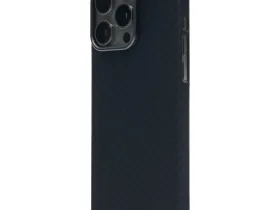 Чехол-накладка Keephone Kevilar Sweden Magsafe для Apple iPhone 16 Pro Max кевлар (арамид) черно-серый в полоску