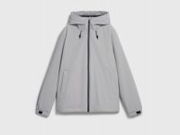 Утеплённая куртка с капюшоном, Бежевый