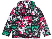 Куртка текстильная с полиуретановым покрытием для девочек