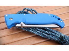 Нож складной Cold Steel Finn Wolf Blue, сталь AUS-8A, рукоять Grivory®, синий