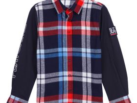 Сорочка текстильная для мальчиков (regular fit)