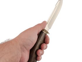 Туристический нож Щука, сталь 95х18, рукоять венге