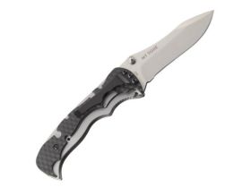 Полуавтоматический складной нож My Tighe, CRKT 1090, сталь 1. 4116 (X50CrMoV 15), рукоять сталь/термопластик