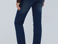 Базовые прямые джинсы, Синий