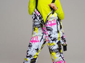 Комбинезон текстильный с полиуретановым покрытием для девочек