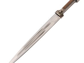 Сувенирный кинжал кавказских казачьих войск образца 1904 года, накладка орех