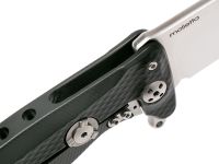 Нож складной LionSteel SR11A BS, сталь Uddeholm Sleipner®, рукоять алюминий (Black Solid® Aluminum)