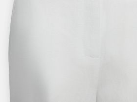 Брюки прямого кроя с добавлением льна