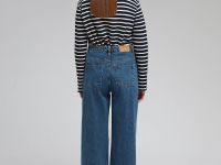 Широкие джинсы с высокой посадкой