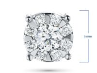 Подвеска из белого золота с бриллиантами э4701пд05153500