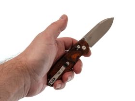 Складной нож Kizer Drop Bear, сталь Nitro-V, рукоять дерево