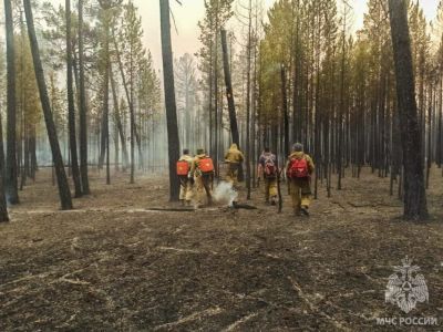 В Якутии свыше 1500 человек задействованы в тушении лесных пожаров