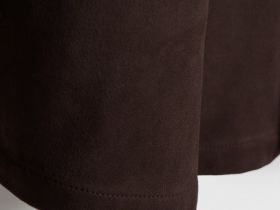 Плотная рубашка из трикотажа, Коричневый