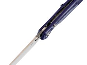 Складной нож Bestechman Angry Owl, сталь D2, рукоять G10, фиолетовый