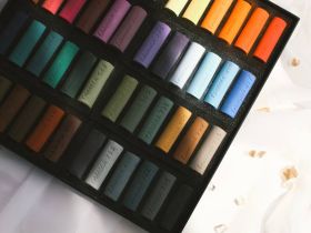 Набор пастели сухая Гамма, 48 цветов, картон. упак.