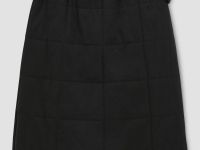 Прямая утепленная юбка