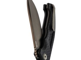 Складной нож TuoTown Gora-B, сталь T10S, рукоять G10/Carbon Fiber