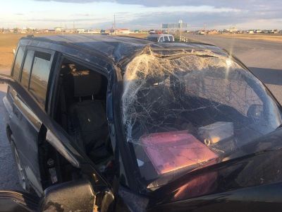  В Якутске произошло ДТП с возгоранием транспортного средства