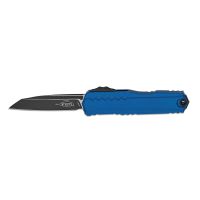 Автоматический нож Microtech Cypher II S/E 1241-1BL, сталь M390MK, рукоять алюминий, синий/черный