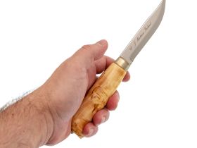 Нож финский Marttiini LYNX 132, сталь X46Cr13, рукоять карельская береза