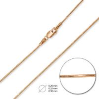 Цепь из красного золота НЦ12-078d02