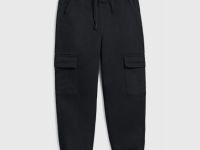 Брюки с карго-карманами для мальчиков, Черный