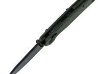 Складной нож Trivisa Hornet-04G, сталь 14C28N, рукоять микарта