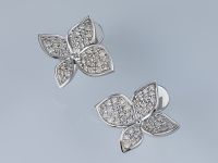 Пусеты из белого золота э0112пс08240363_white