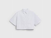 Рубашка с коротким рукавом для девочек, Белый