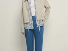 Брюки из хлопка на резинке